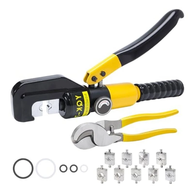 24-hour delivery For Industrial For Residential Hydraulic Crimping Tool And Cutter, Hydraulic Crimper, 12 AWG To 2/0 AWG For