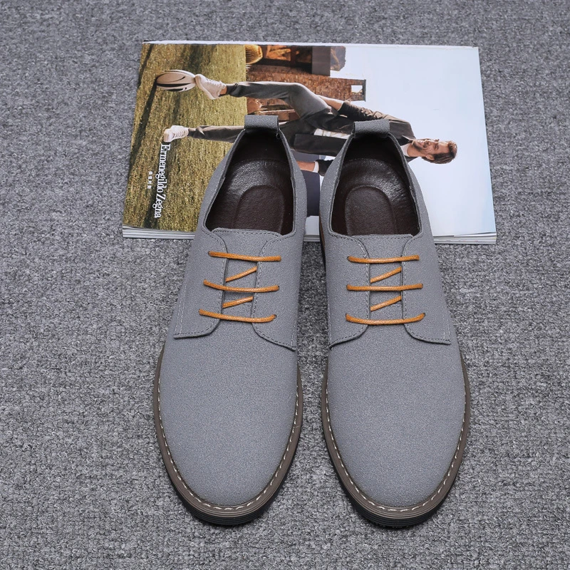 รองเท้าหนังกลับสีน้ำเงินกรมท่า - Men'S Shoes Navy Blue บทวิจารณ์และราคา