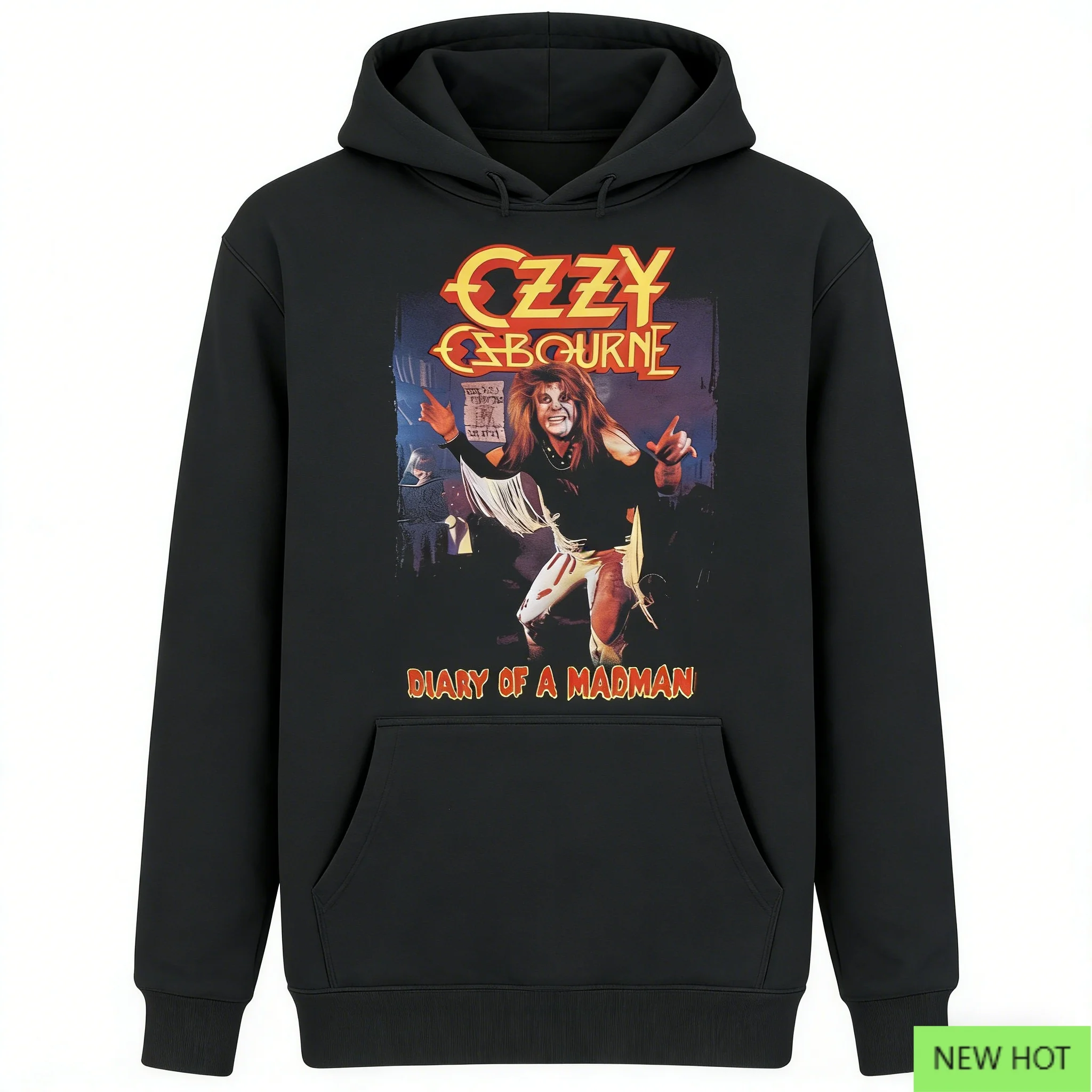 رقبة دائرية لمرحلة مذكرات Ozzy، قمة معدنية ثقيلة، مثالية للمعجبين الذين يحبون المسرح المجنون والأفعى المعدنية الثقيلة