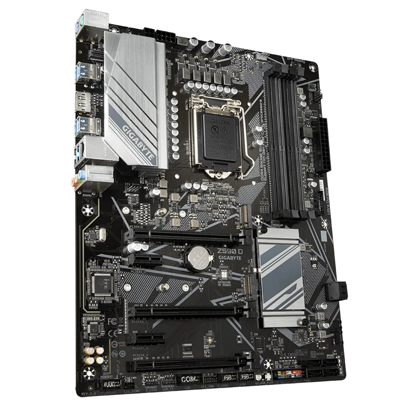 GIGABYTE Z590 D, placa base ATX ultra duradera con VRM digital directo de 12+1 fases, diseño completo PCIe 4.0*