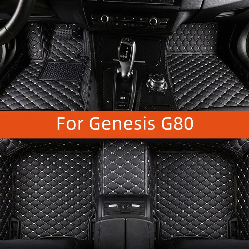 

Custom Leather Car Floor Mat For Genesis G80 2016 2017 2018 2019 2020 Car Mat Interior Accessories