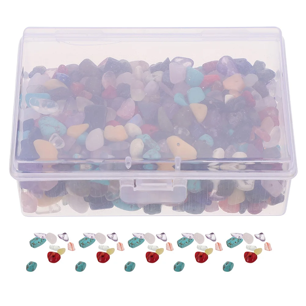 Irregular Natural Chip Stones Gravel Tree Craft Supplies DIY Colorful Stone Beads Loose Beads Home Decor
