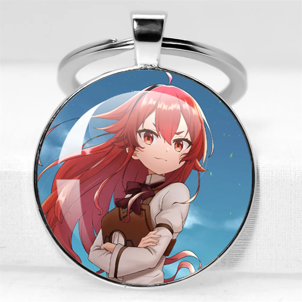 موشوكو تينسي: التناسخ العاطلين كابوشون 25 مللي متر/30 مللي متر المفاتيح الكرتون قلادة مجوهرات اكسسوارات كيرينغ المشجعين هدية #6