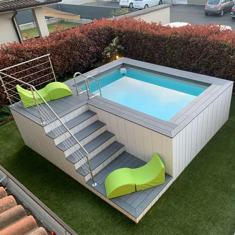 

Compact Summer Pool Small Size 2m 3m 4m Family Swim Spa Pool Jacuzzi Piscina Outdoor Fiberglass Hot Tube Plunge Swimming Pool