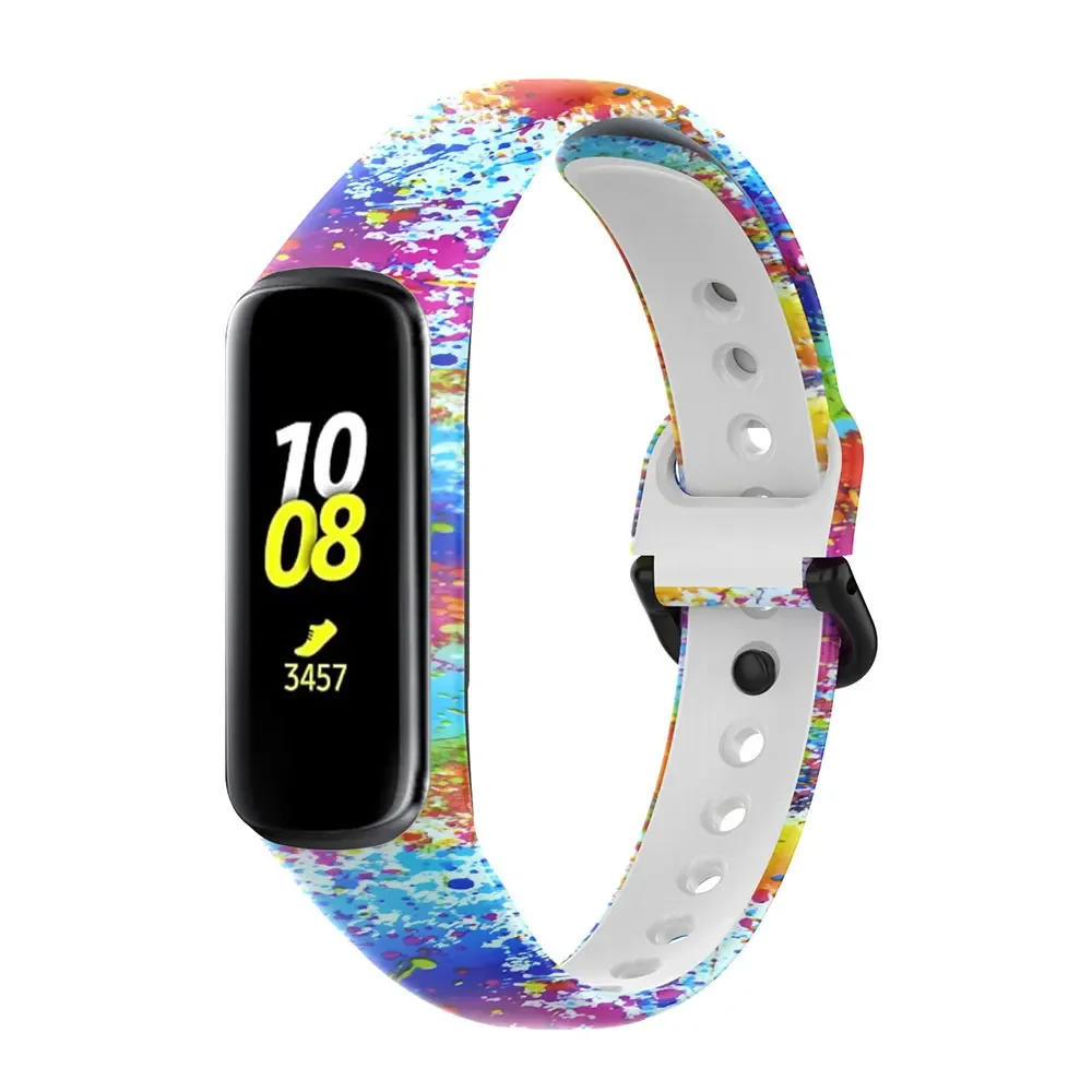 Cinturino sportivo in silicone per Samsung Galaxy Fit 2 SM-R220 Smart Watch Bracciale sostitutivo per cinturino Samsung Galaxy Fit 2 R220