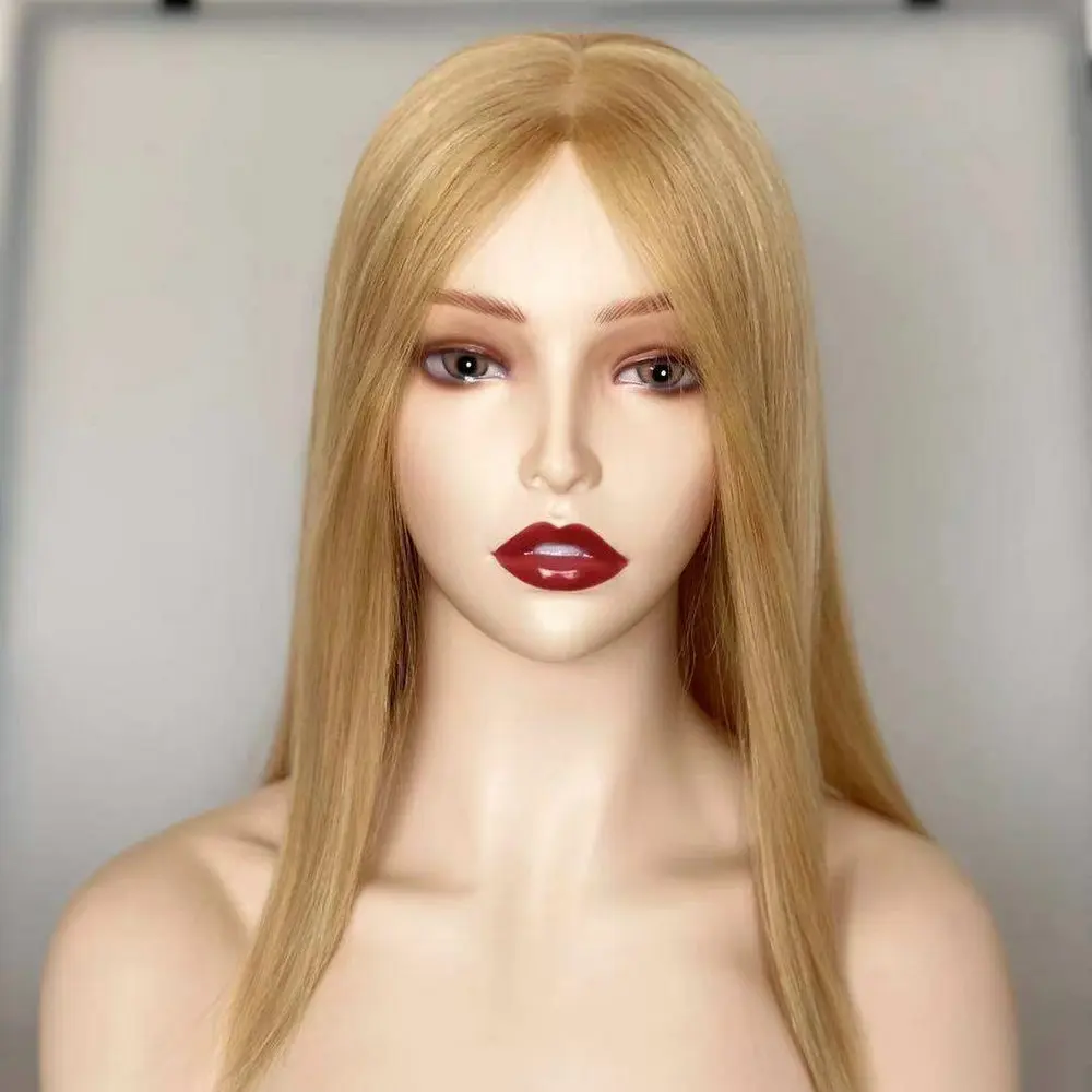 Hstonir Silk Base Human Hair Wig Top Lace 613 Blond Brazilian Solove Pixie Cut Nadula European Remy Hair Wig G039