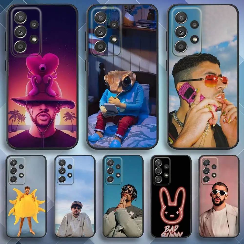 

B-Bad DTMF B-Bunnys Phone Case For Samsung S25,S24,S21,S22,S23,S30,Ultra,S20,Plus,Fe,Lite,Note,10,9,5G Black Cover
