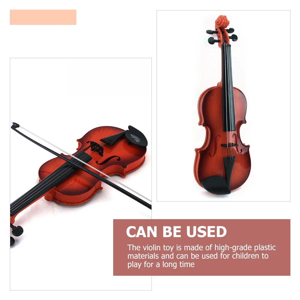 Violín simulado, juguetes para niños pequeños, juguete educativo, instrumentos de simulación de aprendizaje, imitación Musical