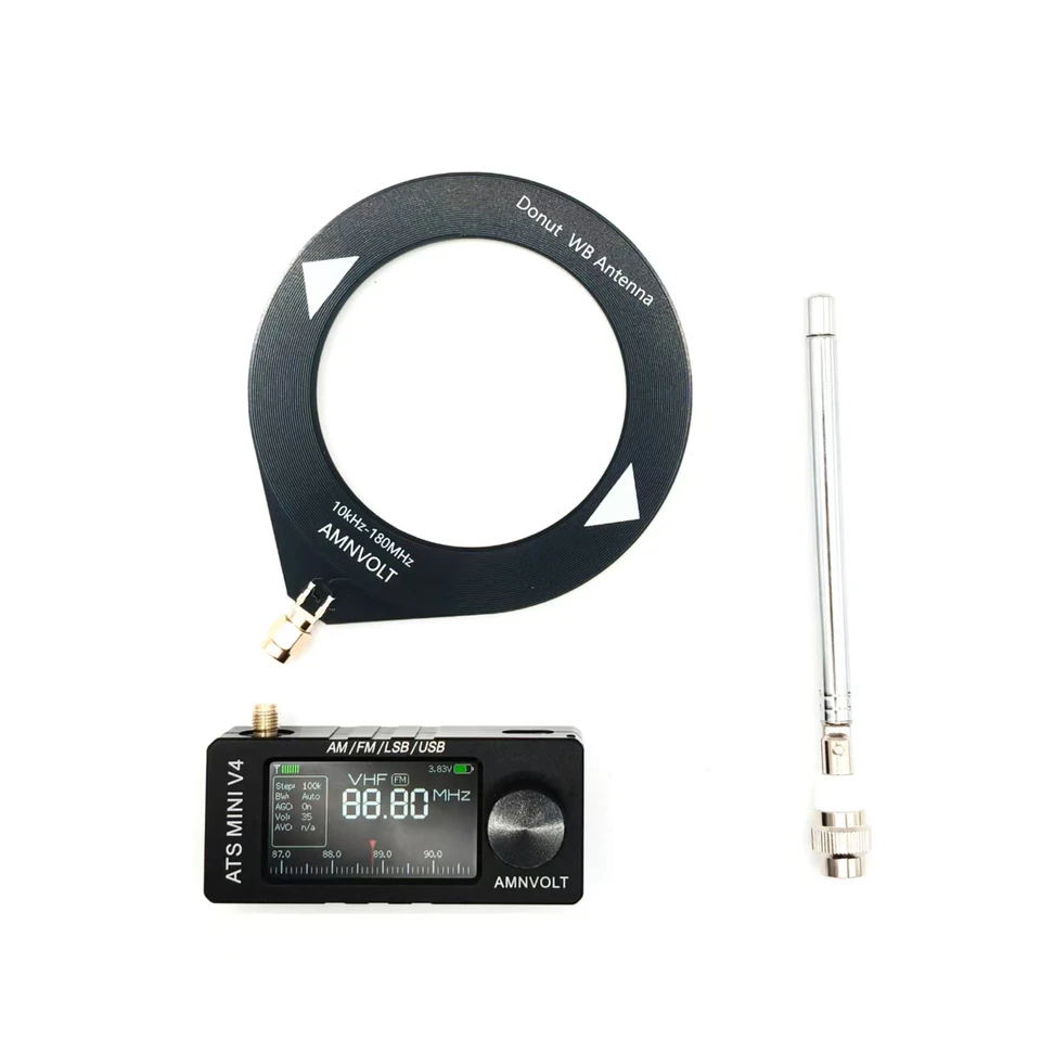 AMNVOLT V4 ATS-mini SI4732 メタルケース Metal Case AMNVOLT V4B ATS MINI SI4732 DSP Radio All Band FM AM