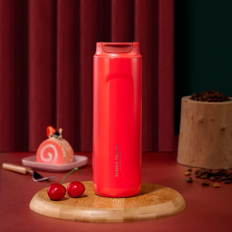 Portable French Press Coffee Maker 316 Stainless Steel Insulated Small French Press Pot For Camping Travel Cup Leakproof 470ML