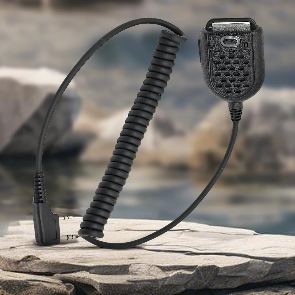 

Walkie Talkie PTT LED Shoulder Speaker Mic Walkie Talkie Speaker Microphone for BAOFENG BF-888s -5R Two Way Radio