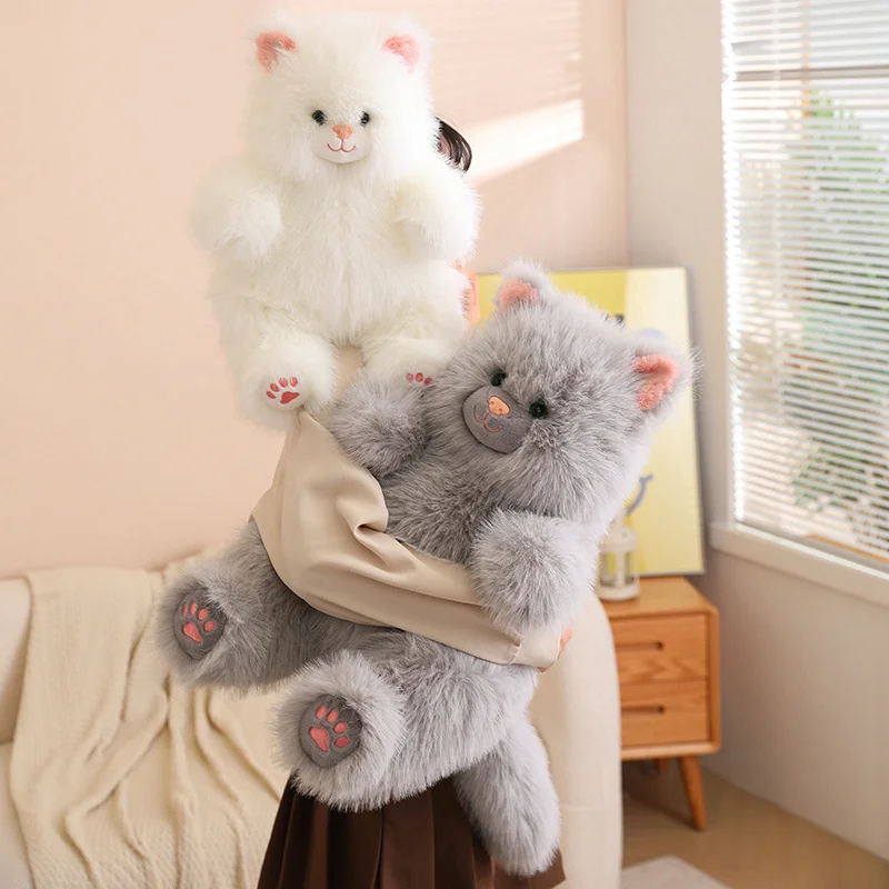 น่ารักไขมันขี้เกียจแมวPlushของเล่นอะนิเมะLazy Catตุ๊กตาตุ๊กตาสัตว์นั่งBig Fat Cat Sleepหมอนเด็กคริสต์มาสของขวัญ