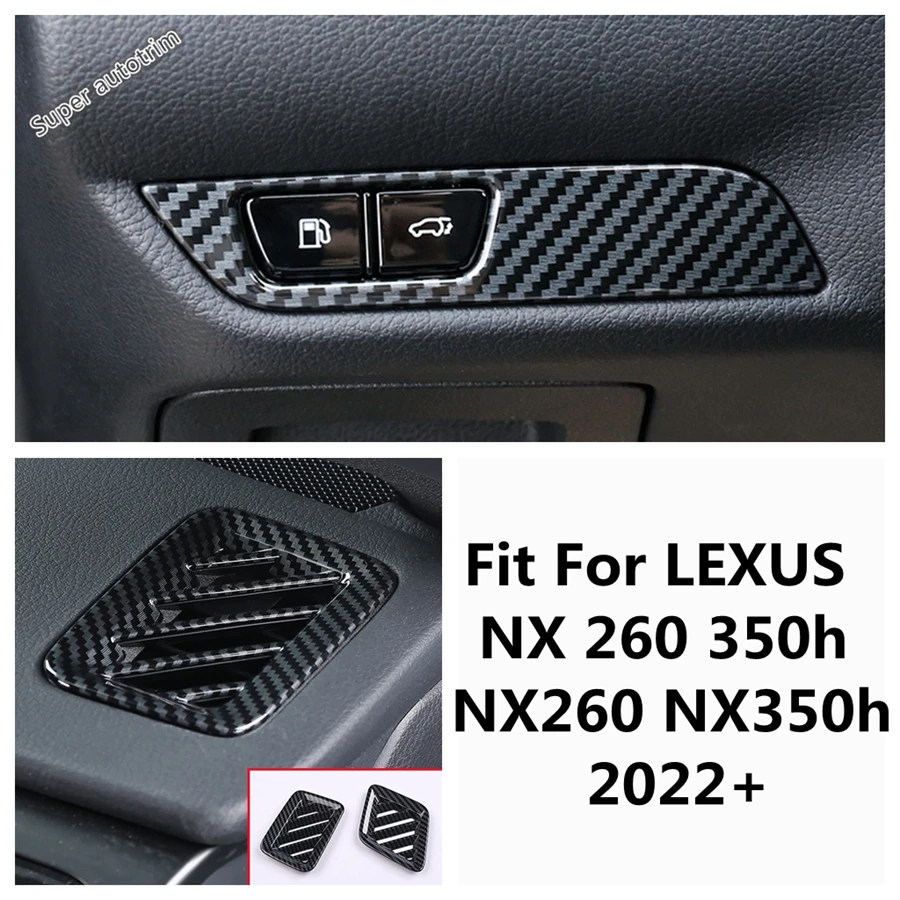 Left Control Panel Dashboard AC Air Conditioning Vent Outlet Cover Trim Accessory For LEXUS NX 260 350h NX260 NX350h 2022 - 2024