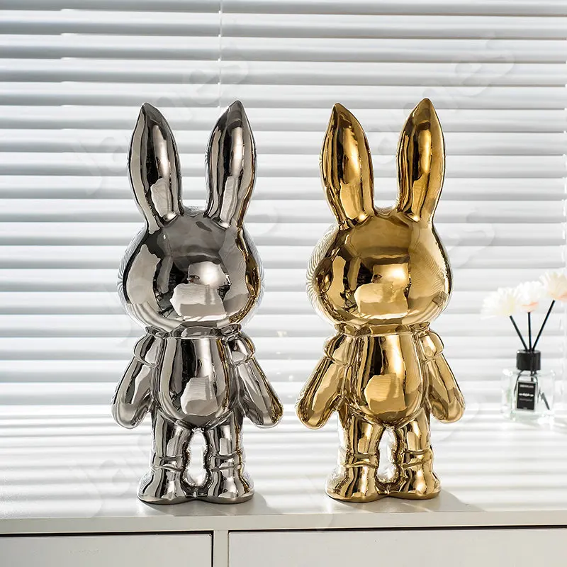 

Large Rabbit Ornament Luxury Rabbit Decorations Room Decor Home Accessories Homes Decoration Creative Modern Style Decorations