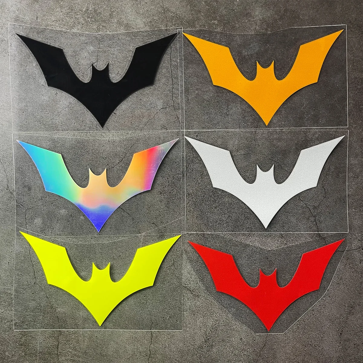 Car Stickers Window Door Windshield Scratch Cover Cartoon Cool Motorcycle Reflective Decal Bat Batmans Fuel Tank Decoration