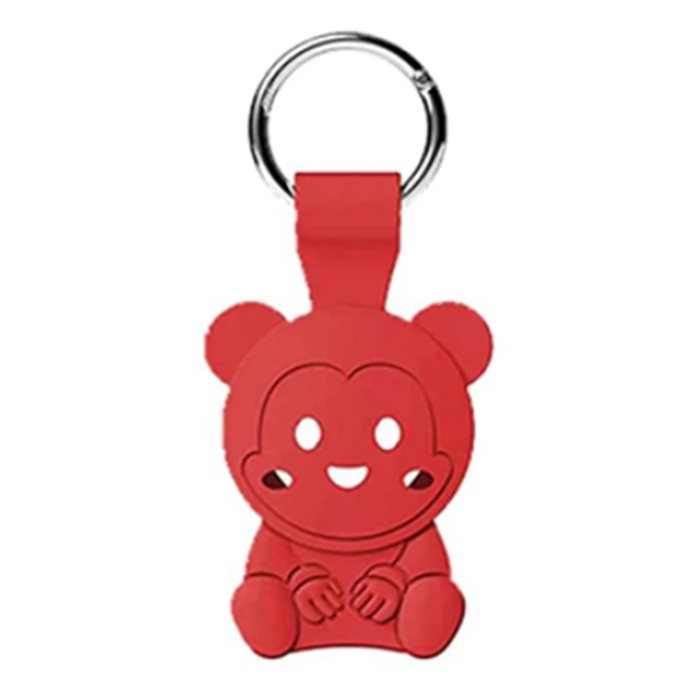 Cartoon Silicone Protective Sleeve Anti-Lost Device Anti-Drop Shell Hanging Buckle, Suitable for Apple Airtags