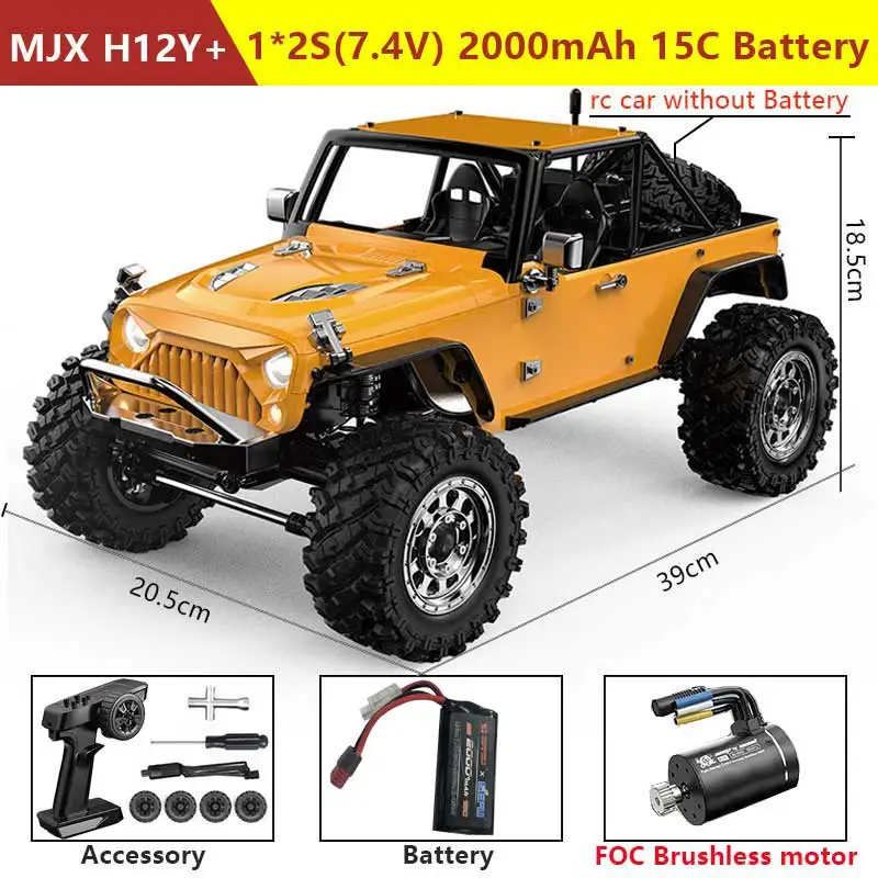 ブラシレスモーター付きリモートコントロールカー,12km,hセンサー,2.4g