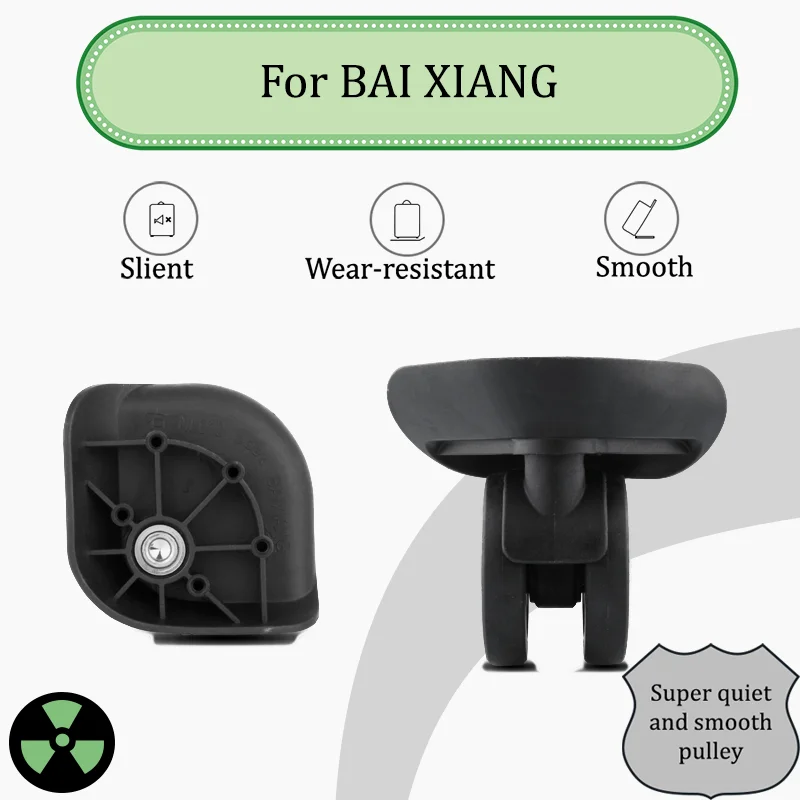 

For BAI XIANG NL-010 Rotating Silent Luggage Wheels - Durable Replacement Wheels Suitable for Repairing Damaged Luggage Wheels