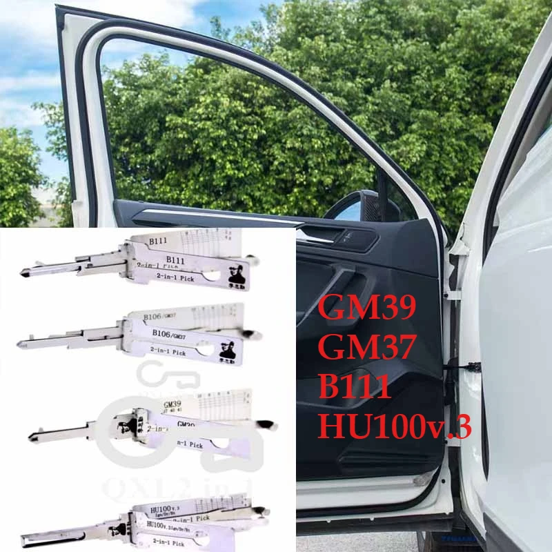 

1P B111 GM37/B106 HU100 GM39 Repair Tool Decoder Lishi Pick for GM FOR HUMMER for GMC for Buick for CADILLA/C Ganzua Key Picking