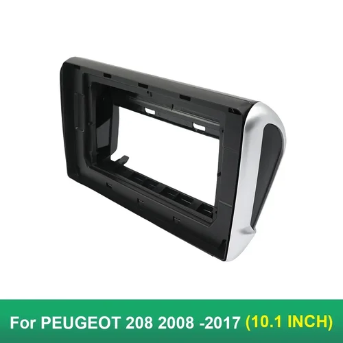 Imagen 2 del producto Para PEUGEOT 208 2008 -2017(10,1 pulgadas) fascias de Radio de coche Android GPS reproductor estéreo MP5 2 Din unidad principal Panel marco de tablero instalación