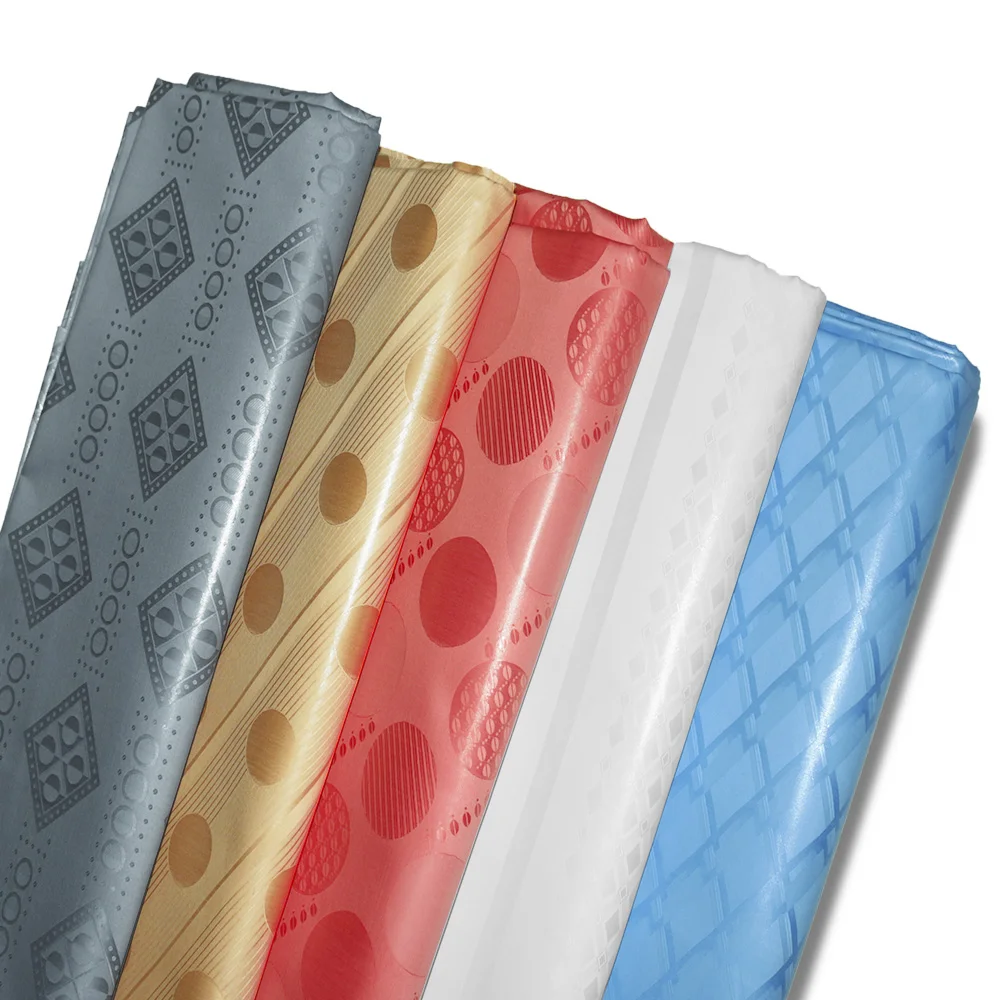 

Real Bazin Riche 2025 New Jacquard Fabric Guinea Brocade 100% Cotton Soft Shadda Nigeria Garment Cloth 10 Meters