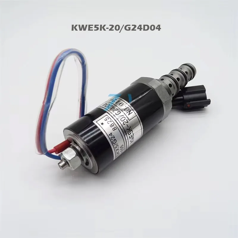 

KWE5K-20/G24D04 Hydraulic Pump Solenoid Valve 24V Suitable for Excavator SK200-2