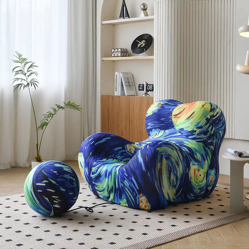 

Compressible Frameless Vacuum-packed Lazy Sofa,modern Single Sponge Sofa Chair, Mother's Embrace Chaise Lounge Sofa Furniture