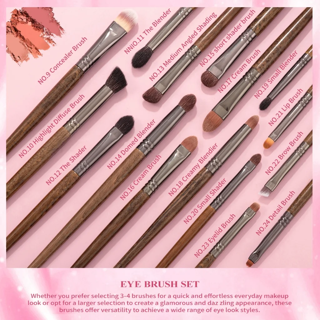 OVW メイクアップ ブラシ セット プロフェッショナル メイクアップ ブラシ ファンデーション フェイス アイシャドウ メイクアップ XQ3-24