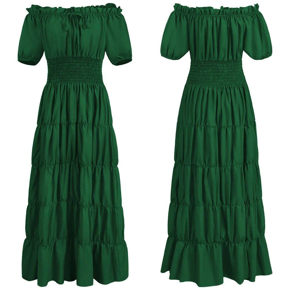 Medieval Renaissance Stage Cosplay Costume Long Dr for Women loween Role-plang Faionable Traditional Chinese Sle