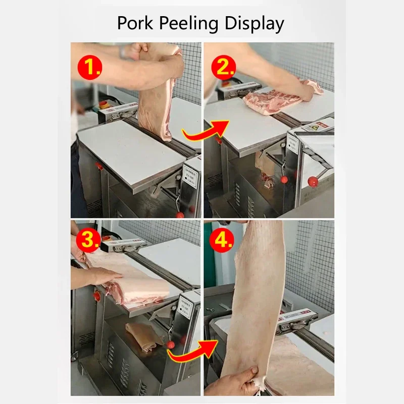 آلة تقشير الخنزير الجديدة متعددة الوظائف لإزالة الدهون من جلد الخنزير مقشرة يدوية بجودة عالية