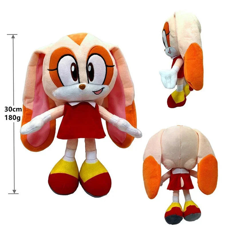 2025 New 25cm Super Sonic Action Doll Plush Toy Hedgehog Model Plush Doll Tarsnak Sofa Plushie Toys for Children's Birthday Gift view 3