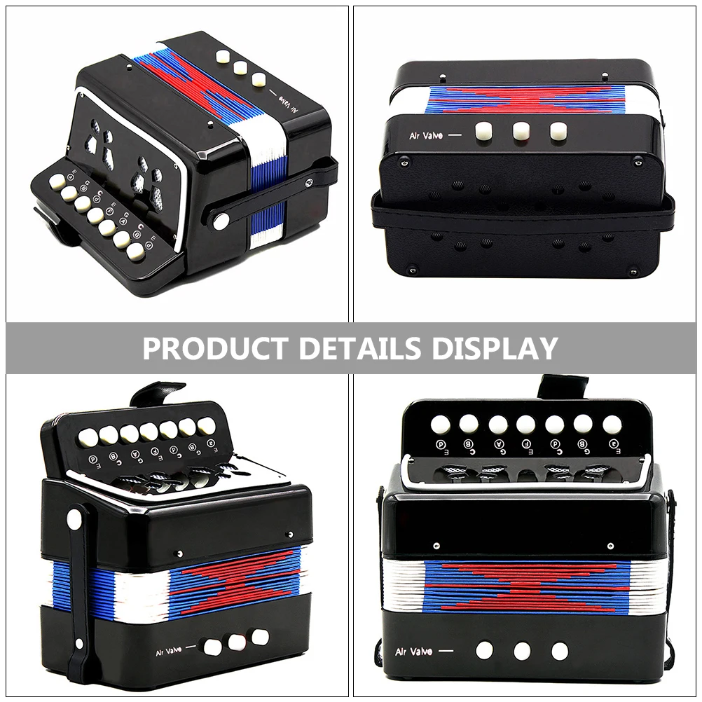 

Kids Mini Toys Accordion Music Introductory Musical Instrument Student for Toddlers