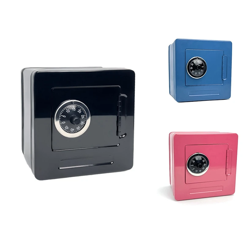 N84R-Piggy Bank Cash Coin Box ATM Bank Electronic Coin Piggy Bank With Password Coin Box,Storage Box