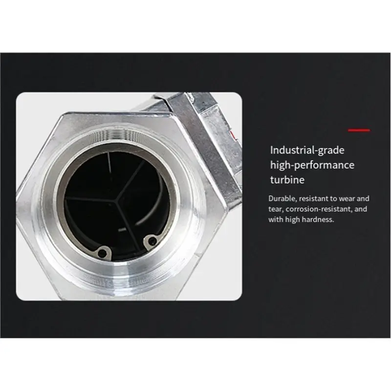 [NEWA76K!】 Fuel Flow Meter 2Inch High-Precision Digital Display Turbine Measuring Diesel Water Methanol
