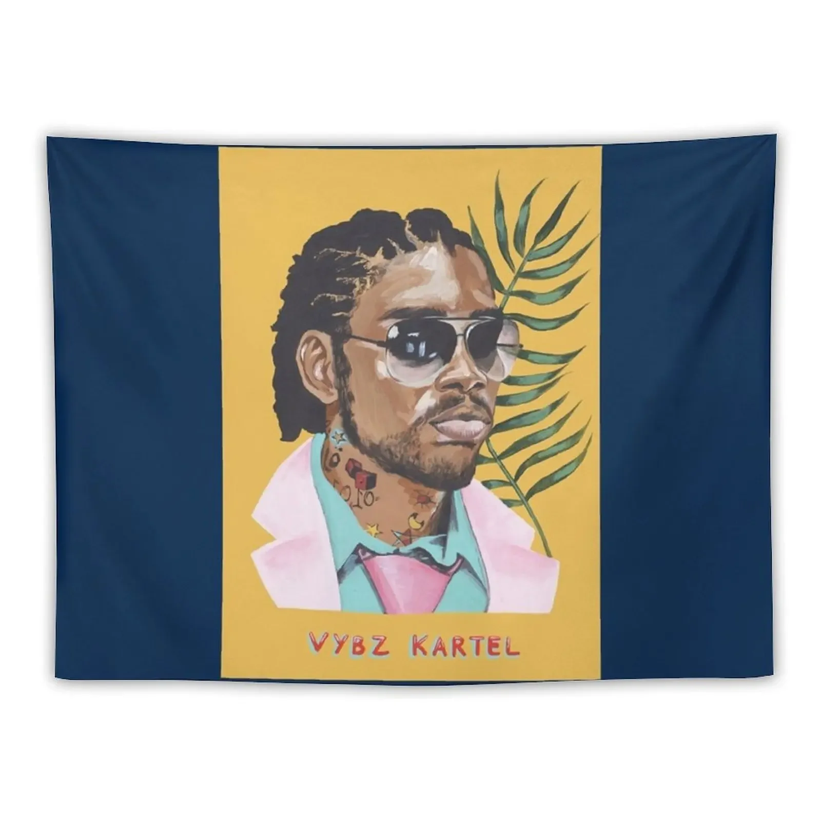 

Vybz Kartel. Jamaican Dancehall Hero Tapestry Luxury Living Room Decoration Wall Tapestries For Bedroom Tapestry