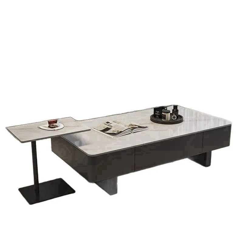 

2025 new coffee table living room rectangular rock slab coffee table small apartment modern simple living room home tea table