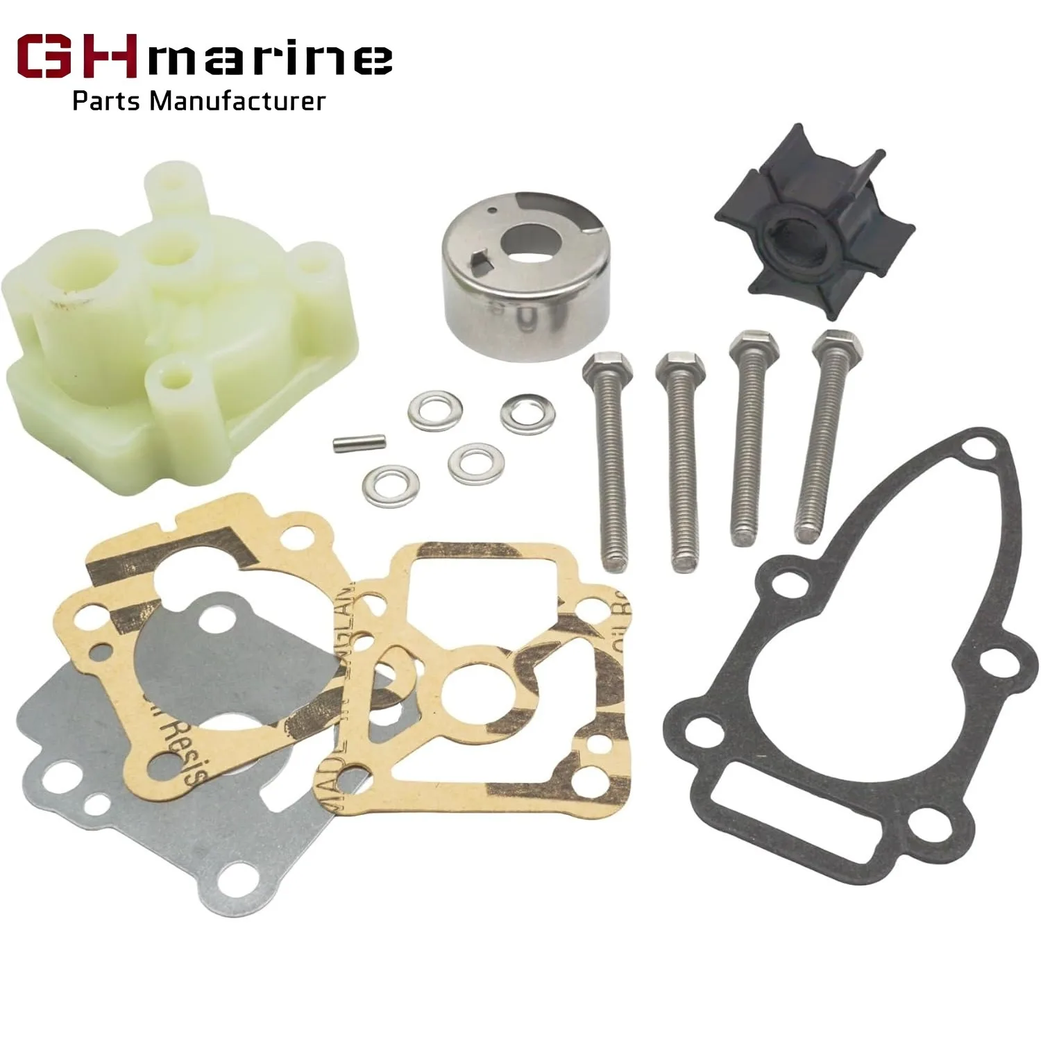 

3B2-87322-0 Water Pump Impeller Repair Kit with Housing for Tohatsu Nissan 8 9.8 HP NS8B NSF8A NS9.8B NSF9.8A Outboard Motor
