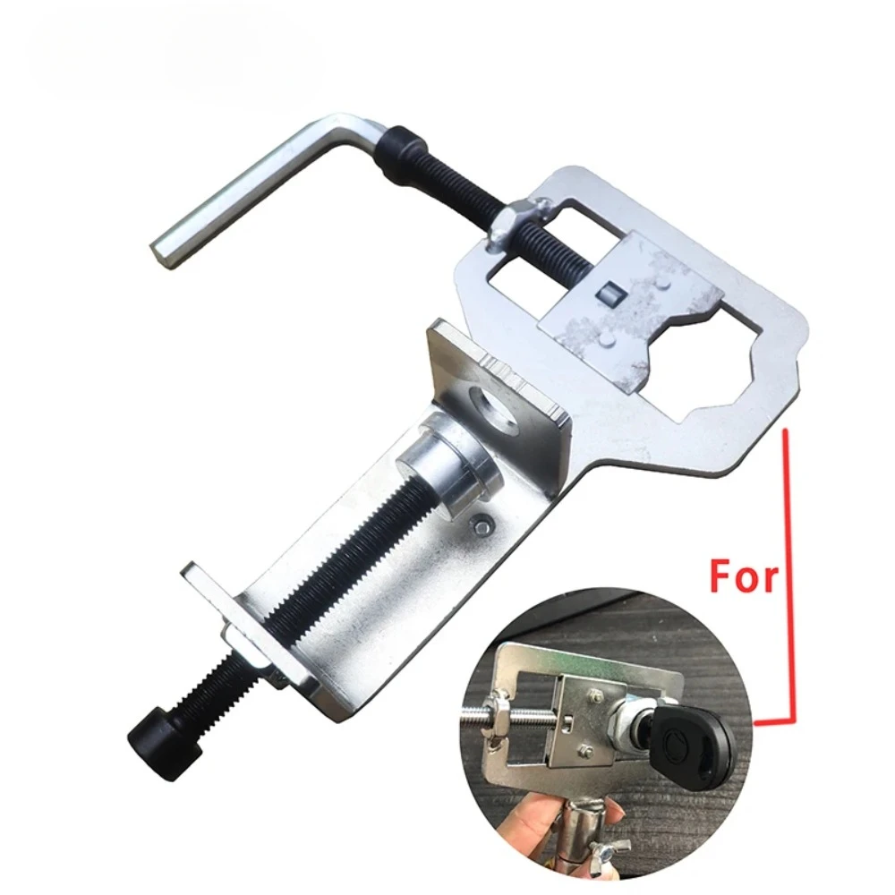 Adjustable Metal Practice Lock Vise Clamp Locksmith Tools Softcover Type Practice Lock Vise Clamp High Quality