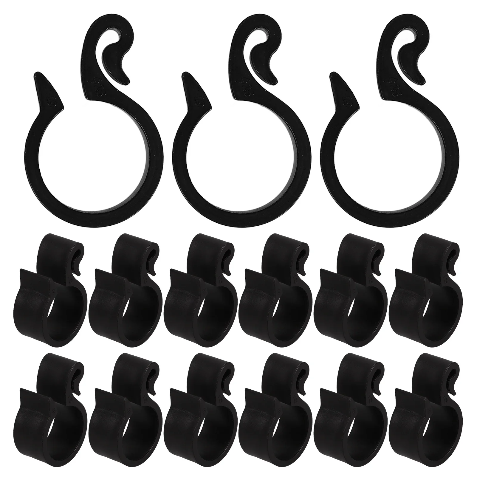 50pcs Pipe Clamp Clip For Irrigation System Drip Tube Fastener Garden Water Hose Buckle Lightweight Durable Plastic Garden Tool
