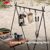 Naturehike-Aluminum Alloy Hanging Rack, Outdoor Camping Tableware, Triangle Shelf Hanger, Outdoor Camping