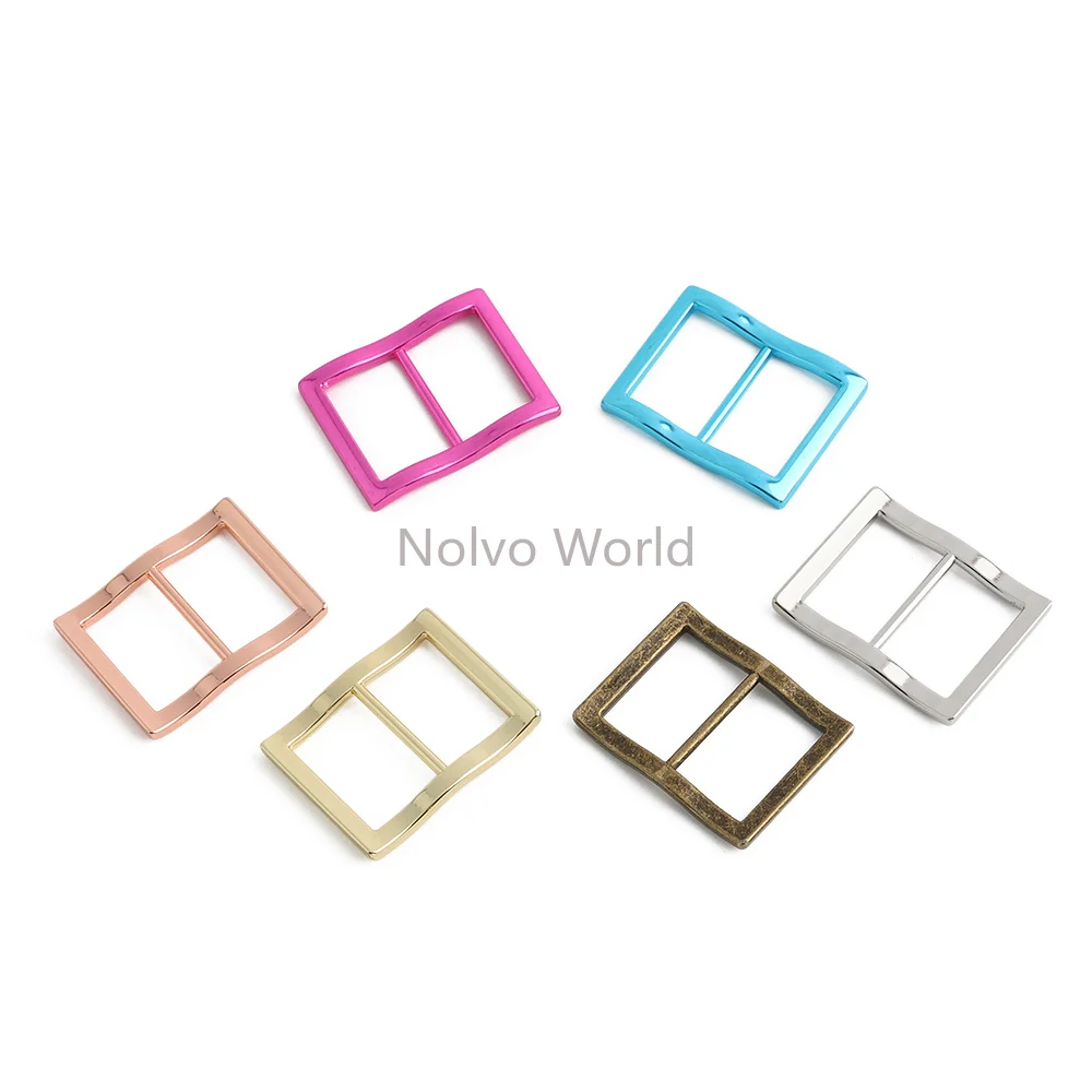 10/30/100PCS 21mm 26mm Colorful Metal Roller Pin Buckles Slider For Backpack Shoulder Straps Webbing Connect Hook Accessories
