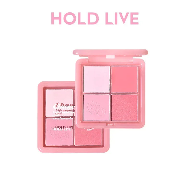 HOLD LIVE Blush Palette Natural Finishing Blusher Cream Powder Waterproof Long-lasting Brighten Cosmetics MakeUp Rare Beauty