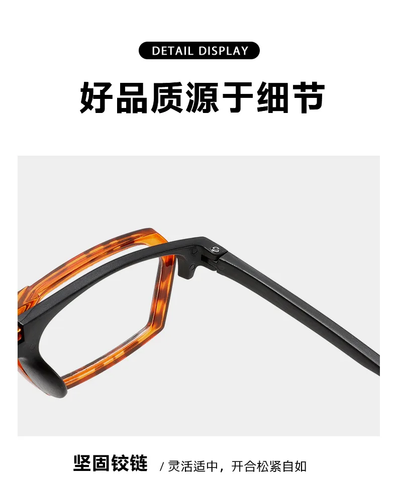 Neue Flip-Cover Lesebrille Männer Frauen Anti Blau Licht Presbyopie Brillen Brillen mit + 1,5 + 2,0 + 2,5 + 3,0 + 3,5 + 4,0 + 1,0 – Detail 5