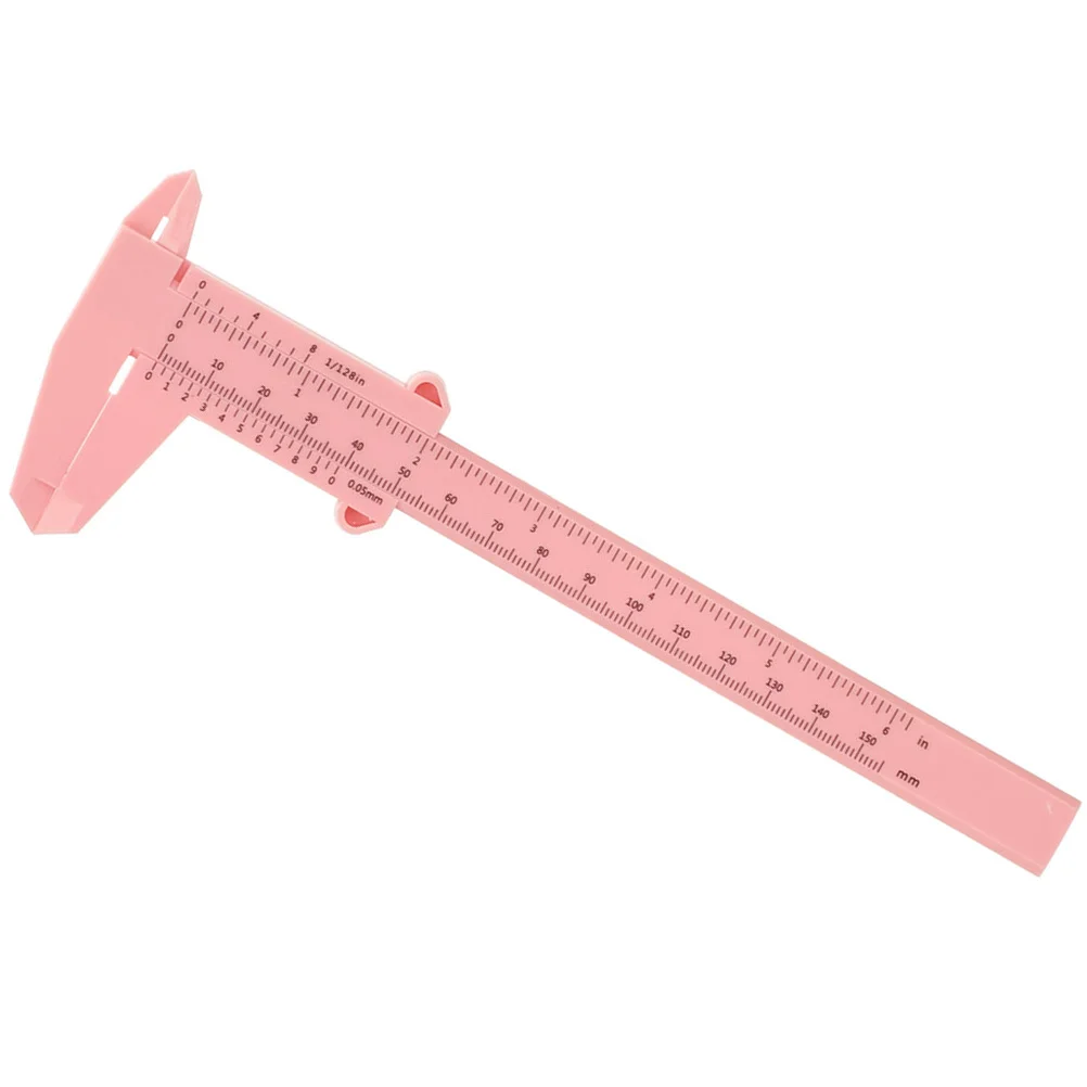 Eyebrow Tattoo Ruler Calipers Measuring Plastic Pocket Facial Sliding Tools Standard Eyebrows Safe Durable Easy Carry Effective