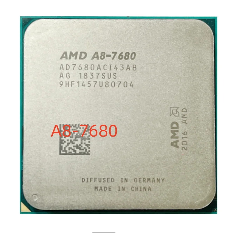 AMD A8-7680 Processor 3.5GHz 4 Core 4 Thread Excavator FM2+ CPU TDP 45W DDR3 1866MHz Desktop Processor for AMD