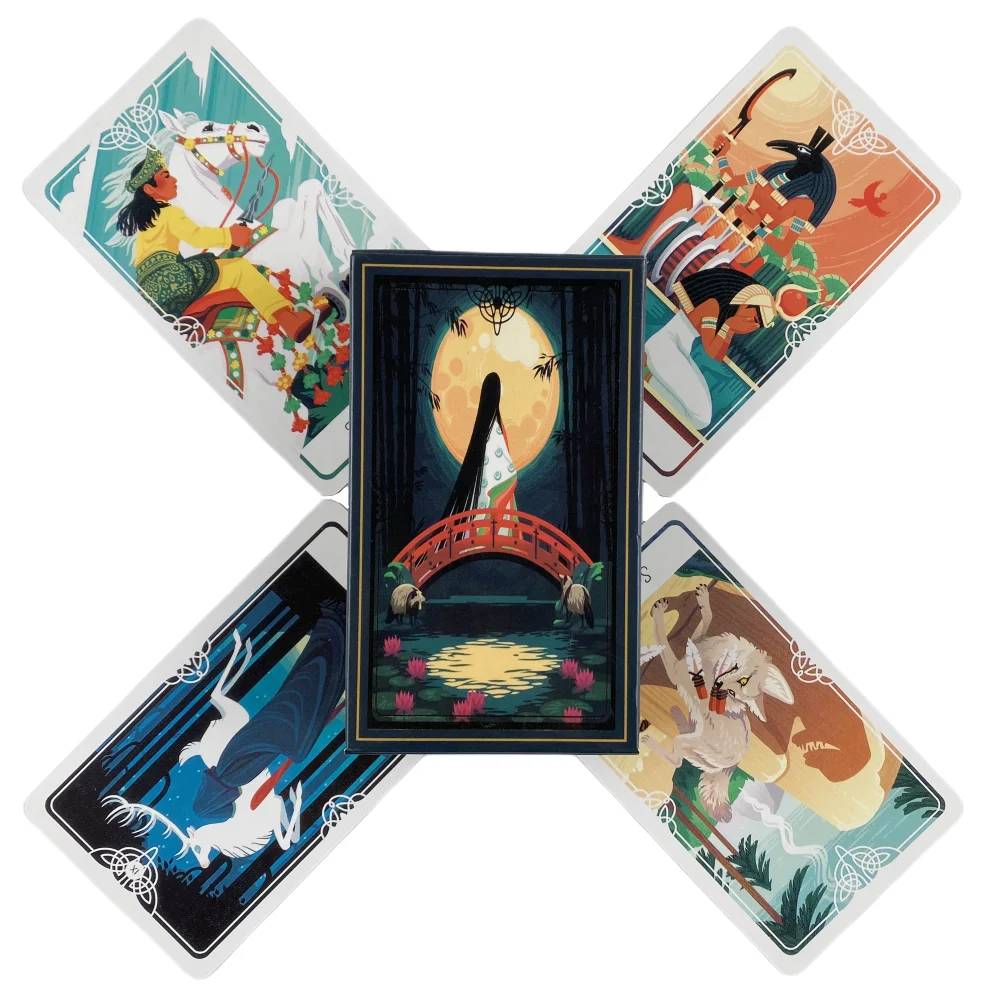 Tarot boskości przynosi tradycyjne karty wróżbiarskie wersje angielskie edycja planszy gry stołowe do gry na imprezę