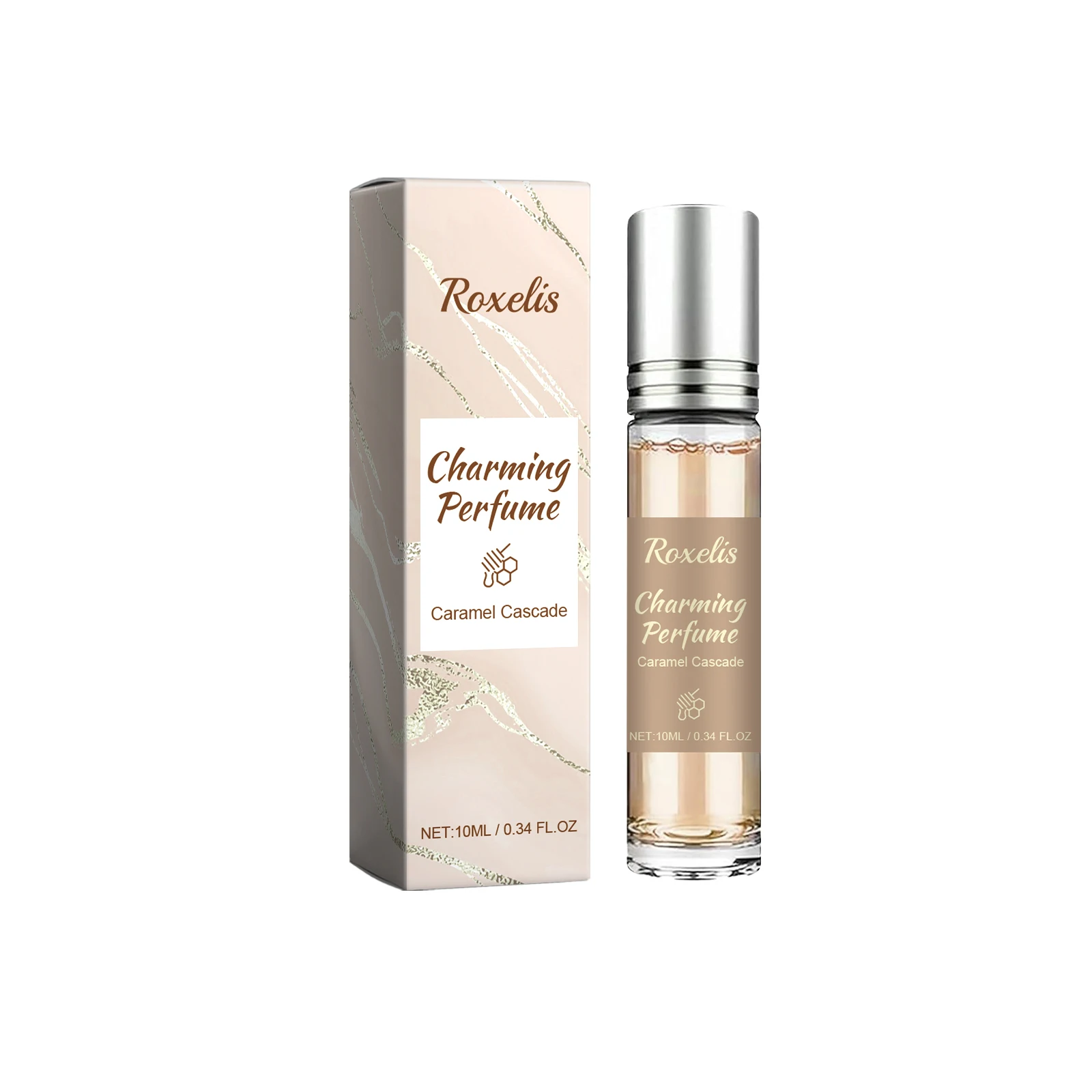 10ml Women's Roll Perfume Oil Long Lasting Caramel Fragrance Travel Size Portable Floral Sweet Modern Style Daily Wear Perfume
