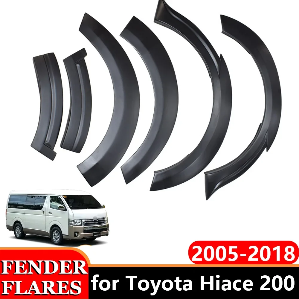 

Расширители колесных арок (фендеры) для Toyota Hiace 200 Series 2005-2018, защита колесных арок
