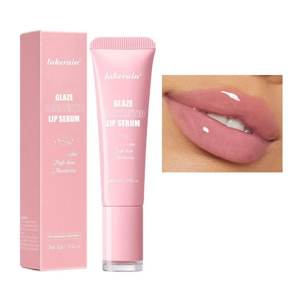 Kristall-Lippenbalsam, feuchtigkeitsspendender Lipgloss, Ölgelee, Lipgloss, langanhaltender flüssiger Lippenstift, feuchtigkeitsspendendes getöntes Lippenserum, Make-up