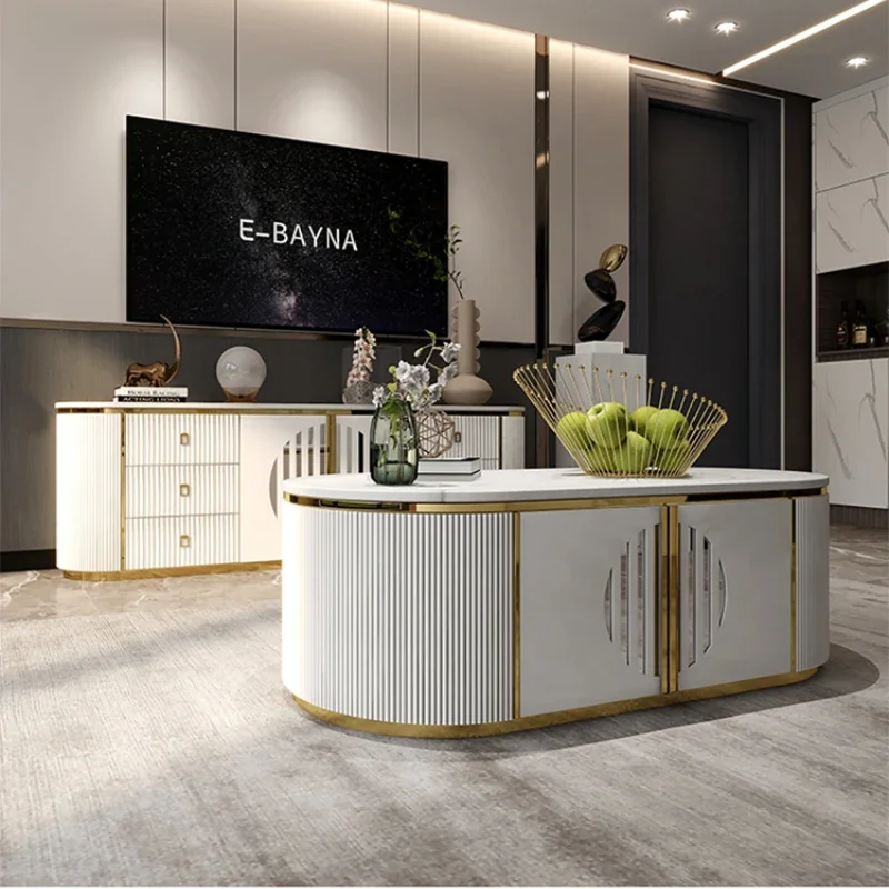 White Luxury Tv Cabinet Storage Nordic Modern White Home Drawers Designer Tv Table Organizer Suporte Para Tv Home Furniture